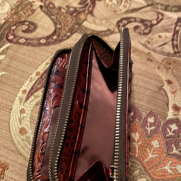 Brahmin Bags Brahmin Pecan Melbourne Double Zipper Wallet Poshmark